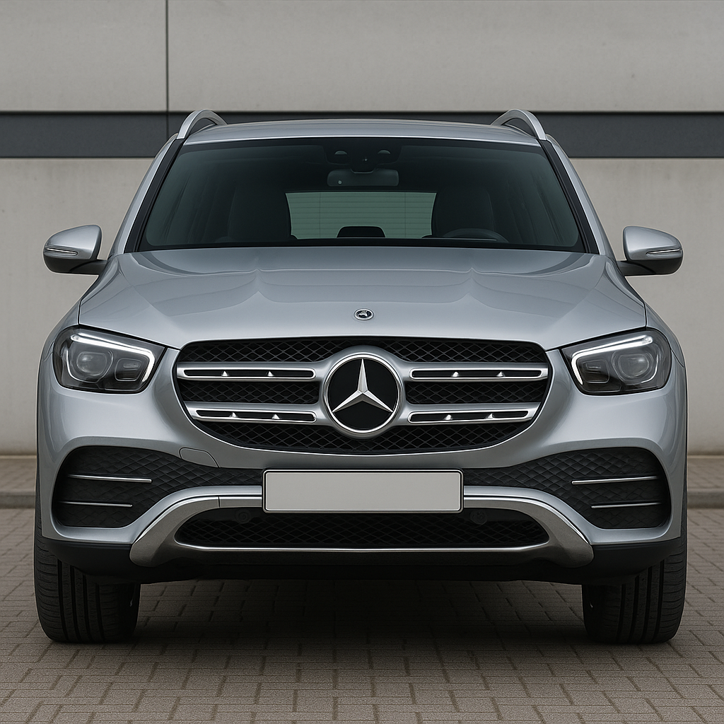 Mercedes after detailing - clean car